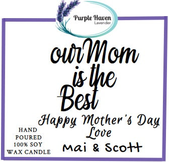 All Natural Soy Candles  Mother's Day Collection