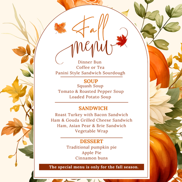Picnic on the Farm  Fall Menu option