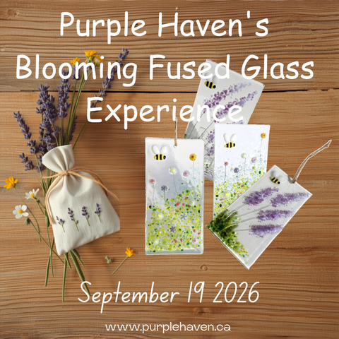 Purple Haven's Blooming Fused Glass Experience