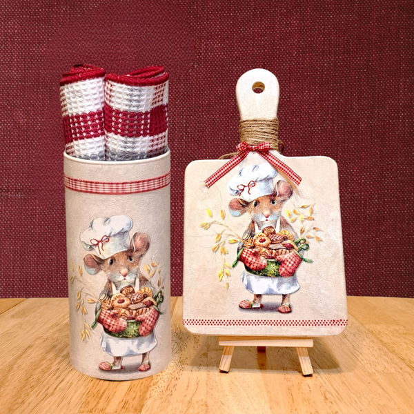 Decoupage & High Tea Elegance - Baker Mouse  October  26th 11am -2pm