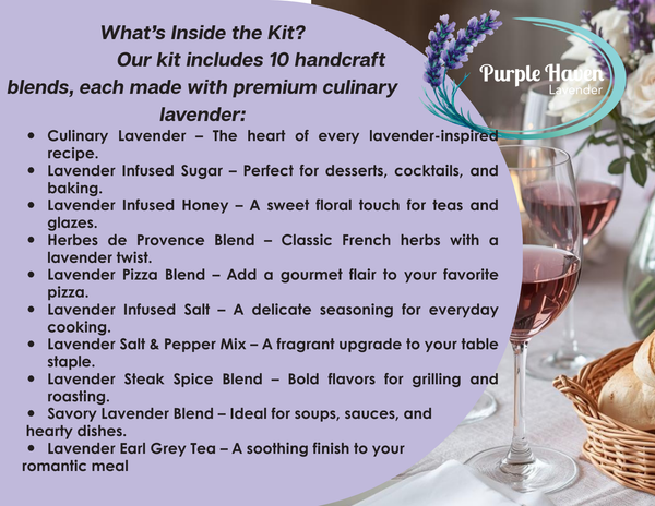 Lavender Lovers Spice Kit | Gourmet Seasonings for Cooking