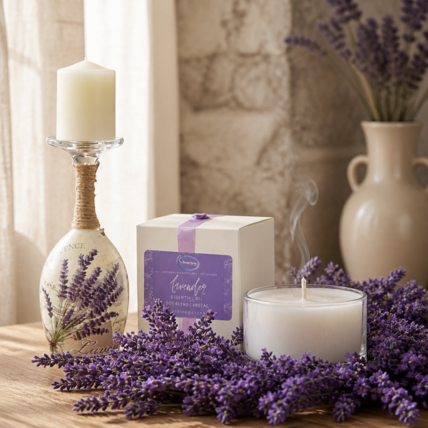 Fresh Lavender Candle Wreath & Glass Etching Experience| Purple Haven Lavender Farm