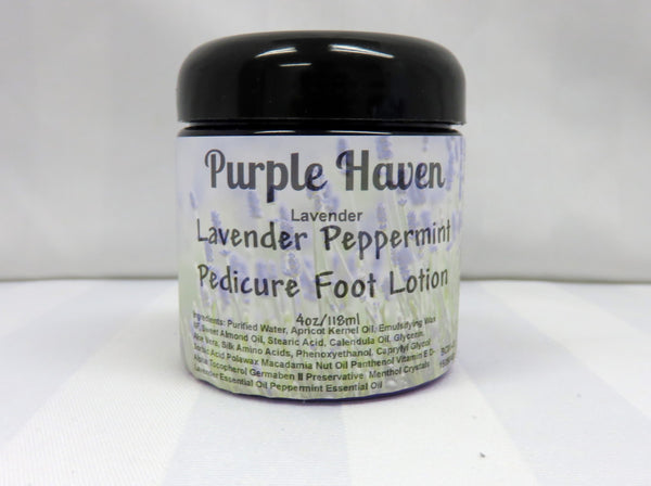 Lavender Peppermint Pedicure Foot Lotion
