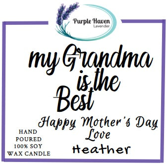 All Natural Soy Candles  Mother's Day Collection