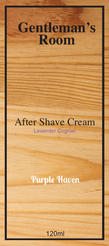 After Shave Cream  Lavender Cognac