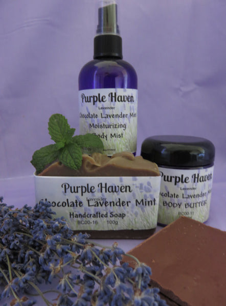 Chocolate Lavender Mint Body Butter