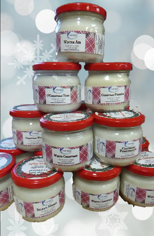 Hand Crafted All Natural Soy Candles Christmas Collection
