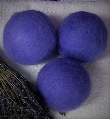 All natural felted wool dryer balls