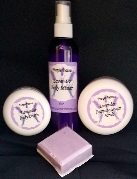 Winter Body Care Gift Set Lavender Lotion